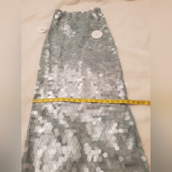 New STAUD Casey Dress Mist Size 2 - Picture 9 of 16